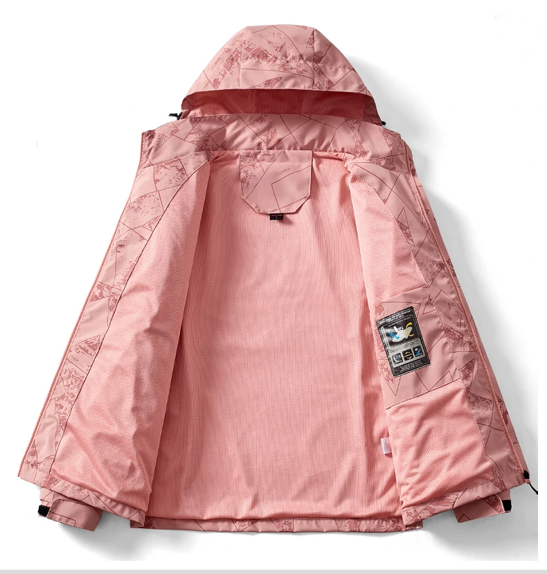 Mens Korean Fashion Waterproof Jackets for Women Sports Reflective Sun Protection Clothing Outdoor Hunting Trekking Windbreakers