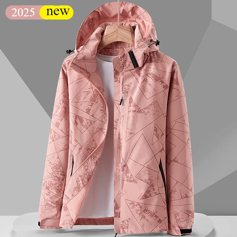 Mens Korean Fashion Waterproof Jackets for Women Sports Reflective Sun Protection Clothing Outdoor Hunting Trekking Windbreakers