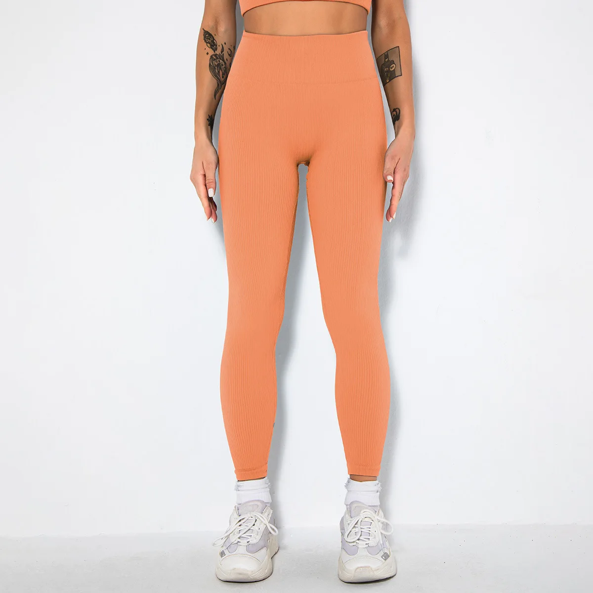 Fashion Women Seamless Fitness Yoga Pants High Waist Sport Legging Girl Super Stretchy Gym Workout Tights Running Pants