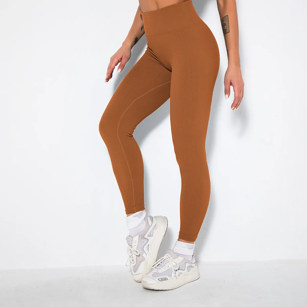 Fashion Women Seamless Fitness Yoga Pants High Waist Sport Legging Girl Super Stretchy Gym Workout Tights Running Pants
