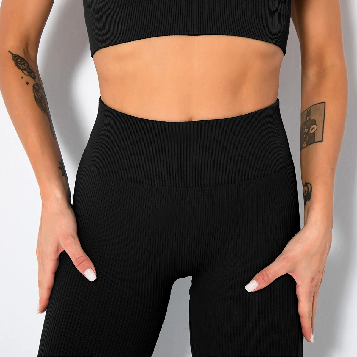 Fashion Women Seamless Fitness Yoga Pants High Waist Sport Legging Girl Super Stretchy Gym Workout Tights Running Pants