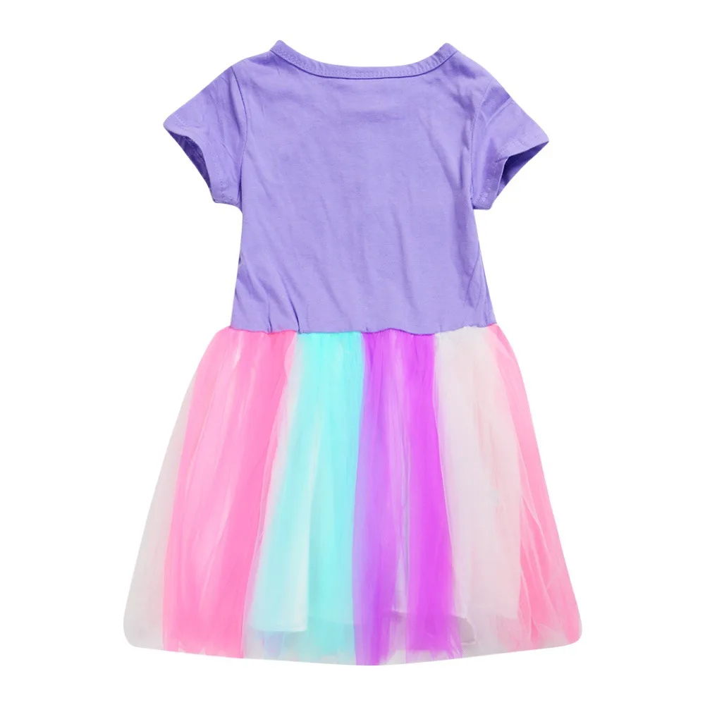 Ninja Kidz Kids Dress New Children Clothing for Girls Short Sleeve Cartoon Birthday Party Princess Dresses Summer Girls Dres