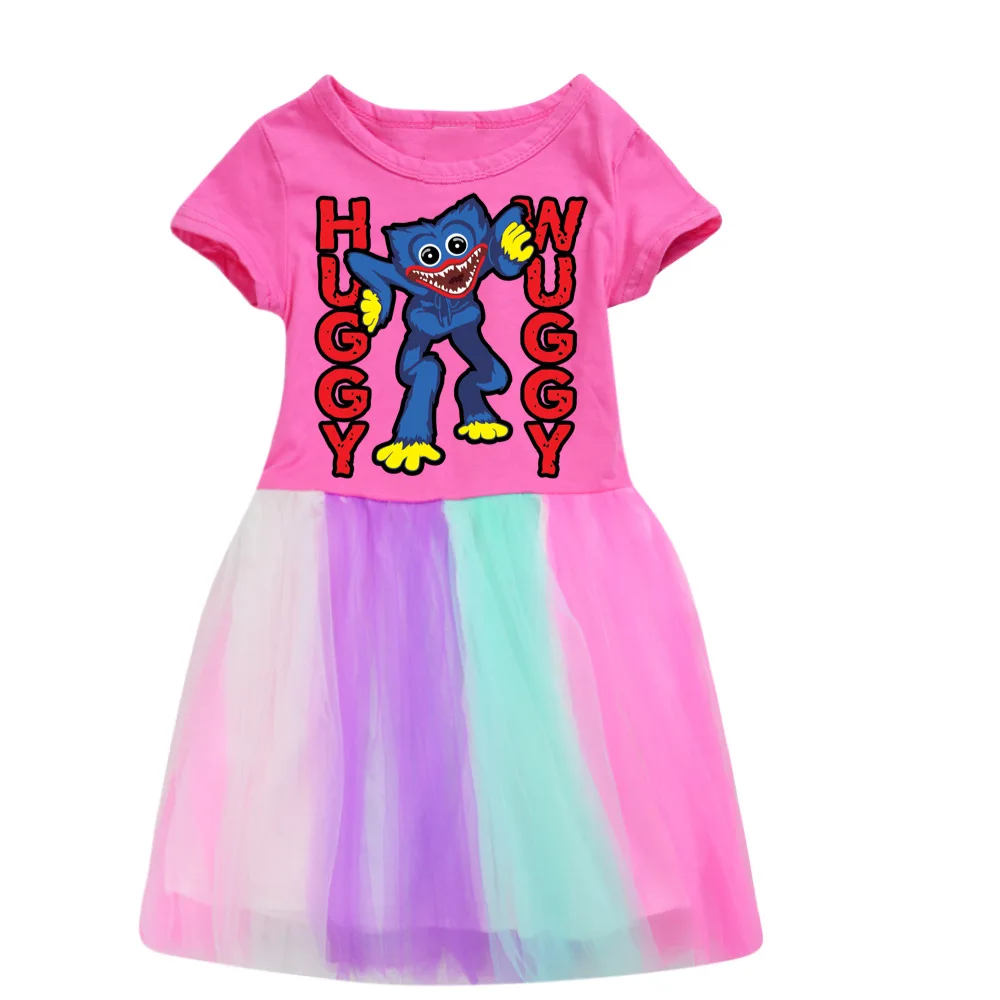 Ninja Kidz Kids Dress New Children Clothing for Girls Short Sleeve Cartoon Birthday Party Princess Dresses Summer Girls Dres