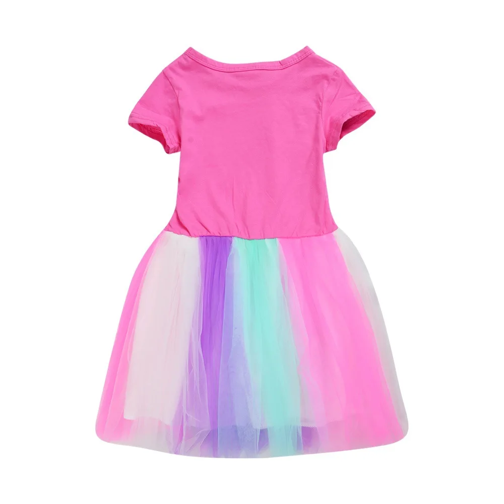 Ninja Kidz Kids Dress New Children Clothing for Girls Short Sleeve Cartoon Birthday Party Princess Dresses Summer Girls Dres
