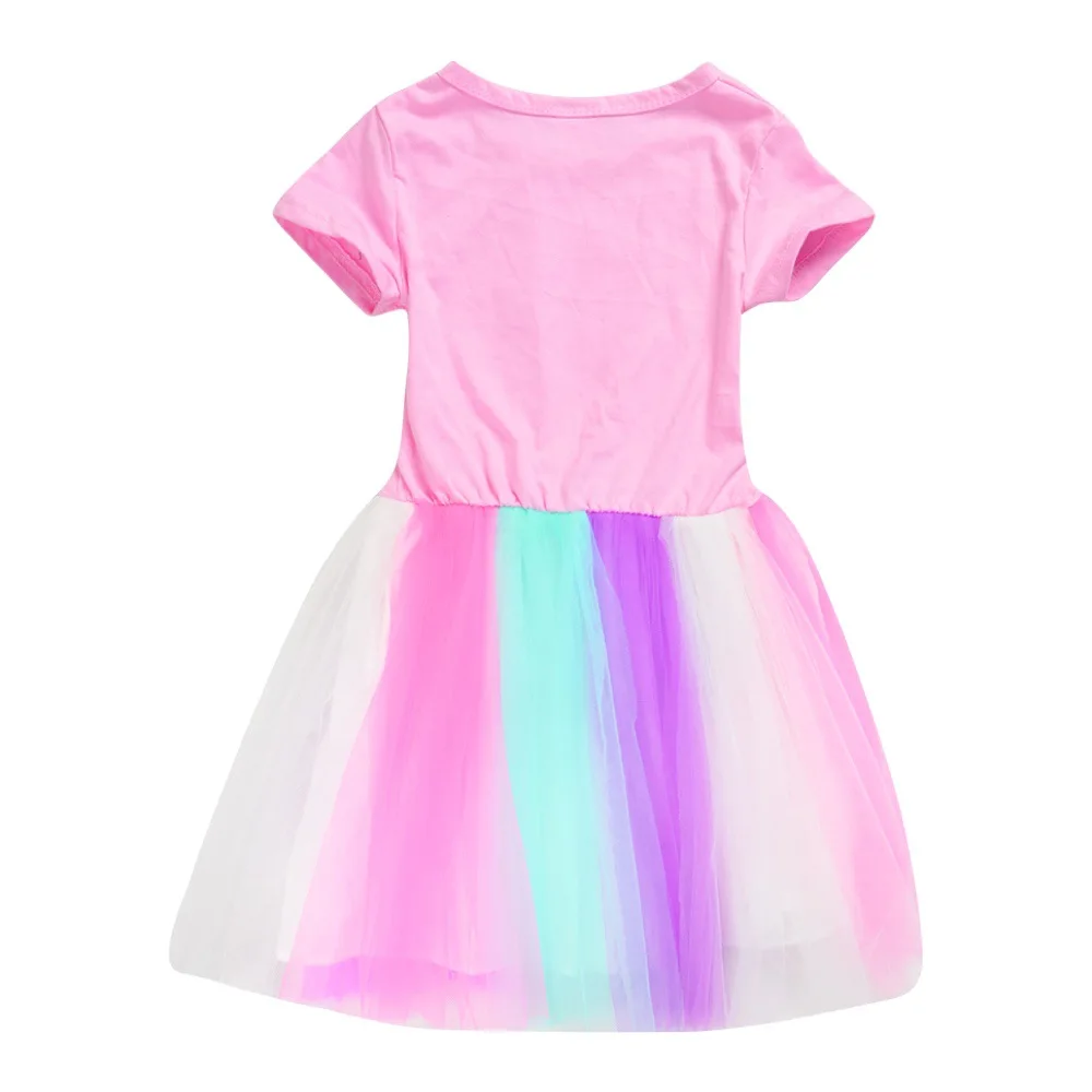 Ninja Kidz Kids Dress New Children Clothing for Girls Short Sleeve Cartoon Birthday Party Princess Dresses Summer Girls Dres