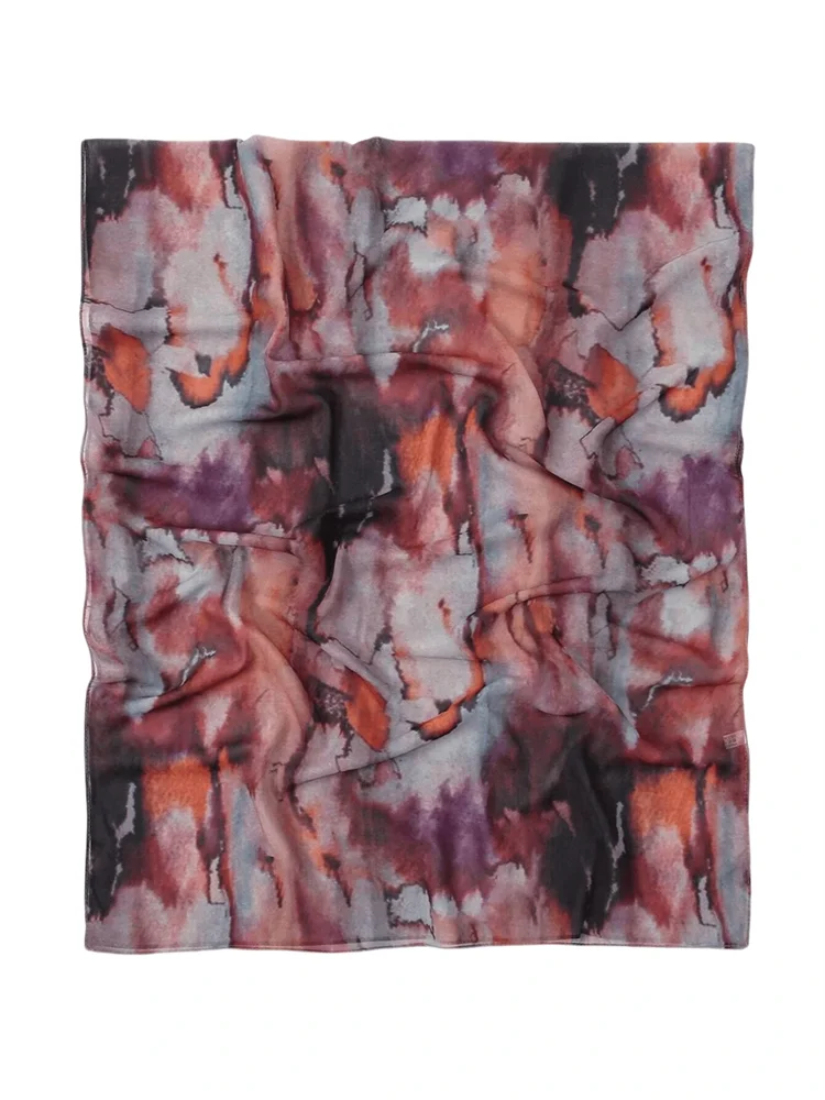 1Pcs Fashion Watercolor Print Hijab Islam Ramadan Women Bohemian Soft Muslim Hijabs Foulard Femme Shawl Wrap Scarf Headscarf