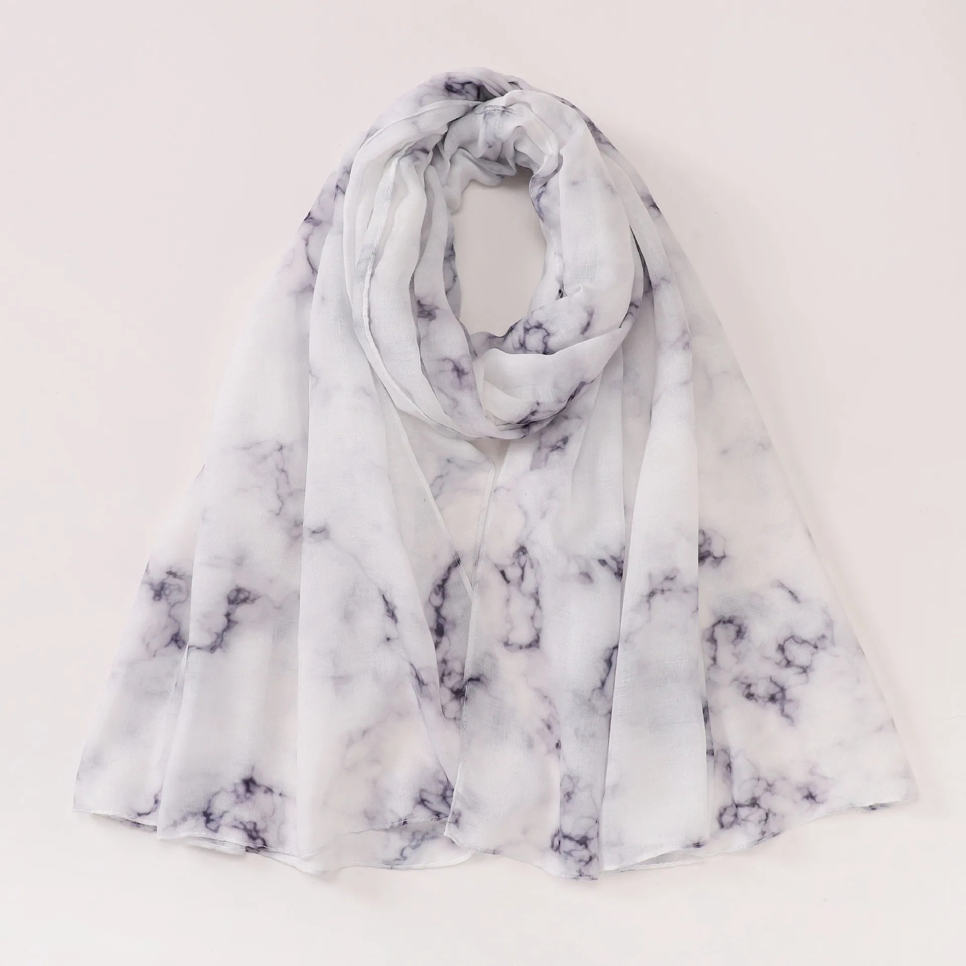 1Pcs Fashion Watercolor Print Hijab Islam Ramadan Women Bohemian Soft Muslim Hijabs Foulard Femme Shawl Wrap Scarf Headscarf