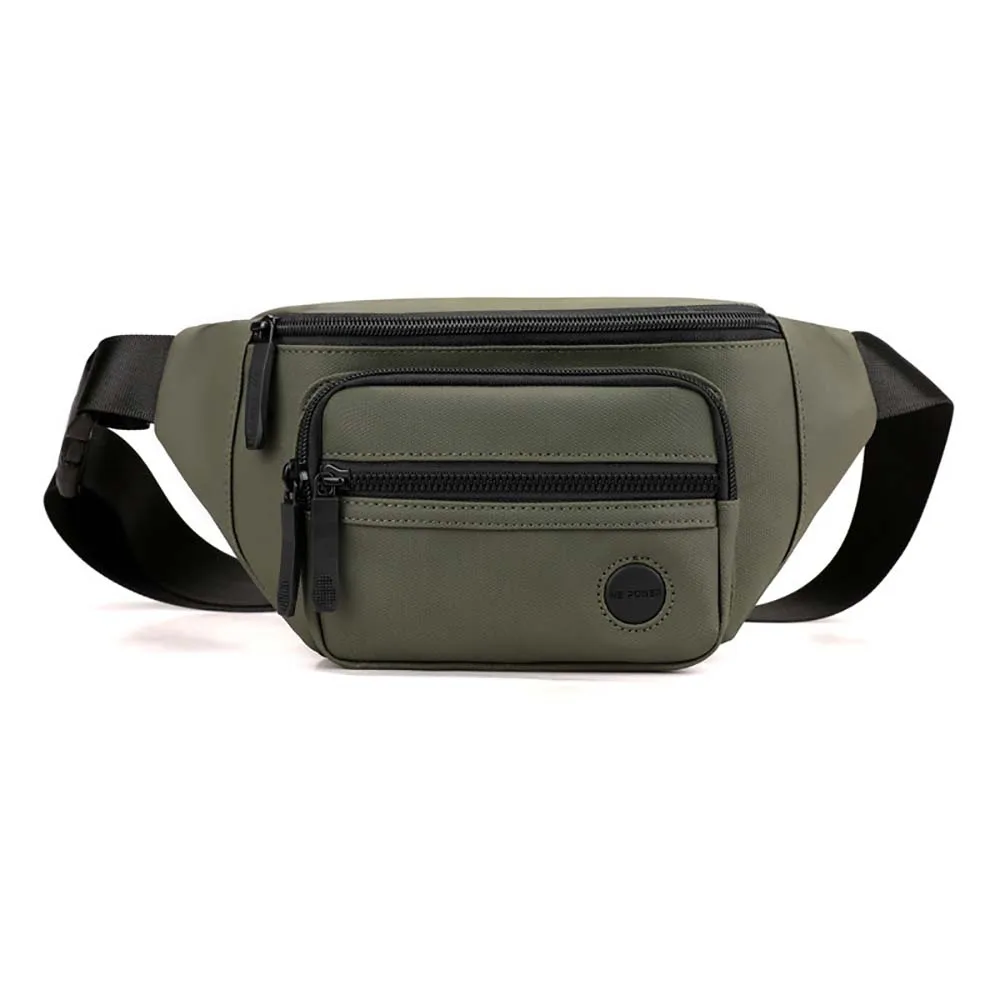 Men Waist Belt Bag Fanny Pack Multi-pocket Motorcycle Rider Outdoor Sports Climb Casual Nylon Male Sling Chest Bum Hip Bags