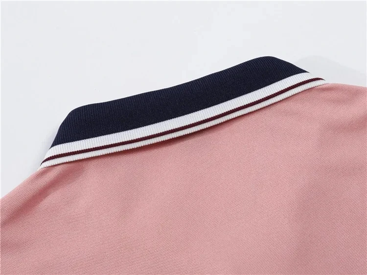 Summer Men Polo Men Shirt Short Sleeve Polo Shirt Contrast Color Polo New Clothing Streetwear Casual Fashion Men Collar Tops