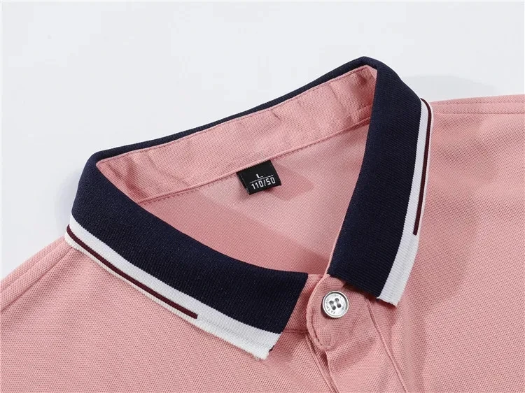 Summer Men Polo Men Shirt Short Sleeve Polo Shirt Contrast Color Polo New Clothing Streetwear Casual Fashion Men Collar Tops