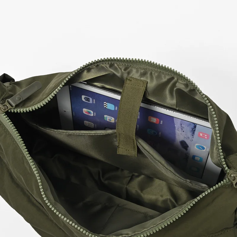 Solid Color Nylon Women's Travel Messenger Bags Casual Sport Ladies Shoulder Bag Large Capacity Female Pocket Handbags Purse