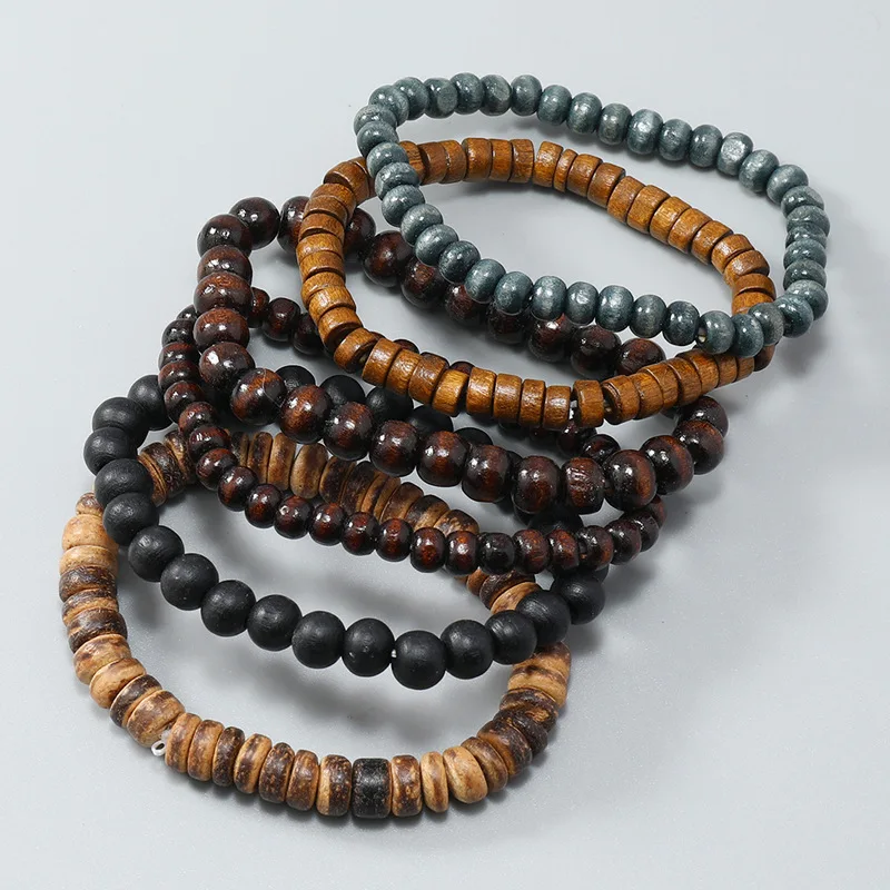 10/20/30/50Pcs/Lot Fashion Retro Elastic Men Women Bracelets Stackable Party Jewelry Gifts Randomly Shipped