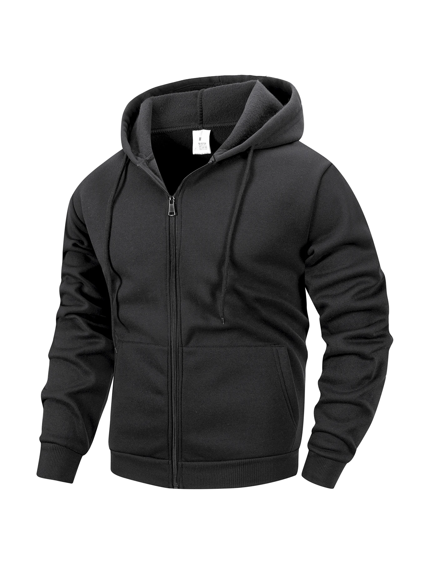 Men's Zip Hoodie Jacket Hooded Sports Outdoor Daily Basic Casual Autumn Winter Hoodies Sweatshirts Cardigan Jacket