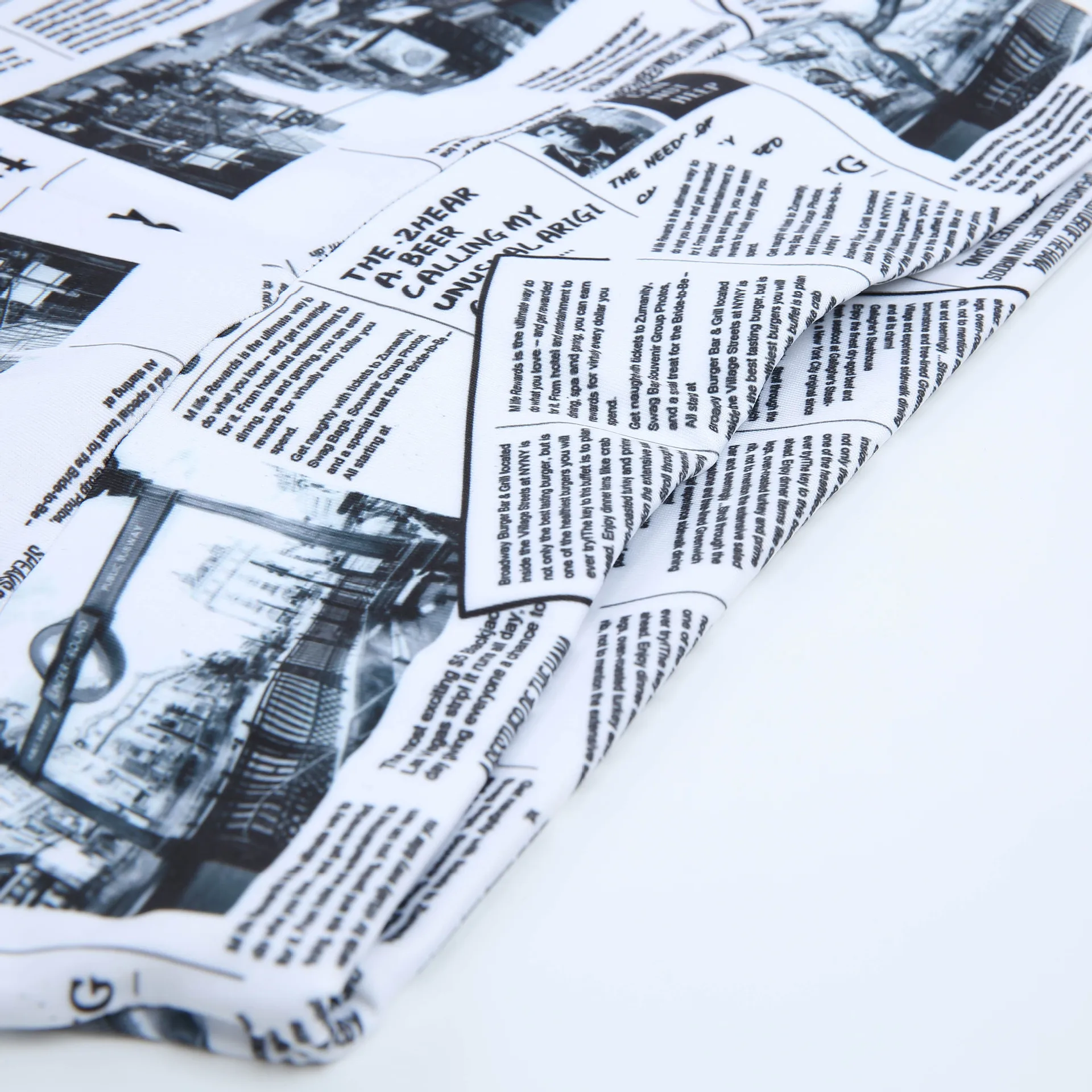 Newspaper Leggings Women Tattoo Pants Newspaper Fitness Workout 3D Print Sportswear Sexy Women Pants Leggings Soft Body Shape
