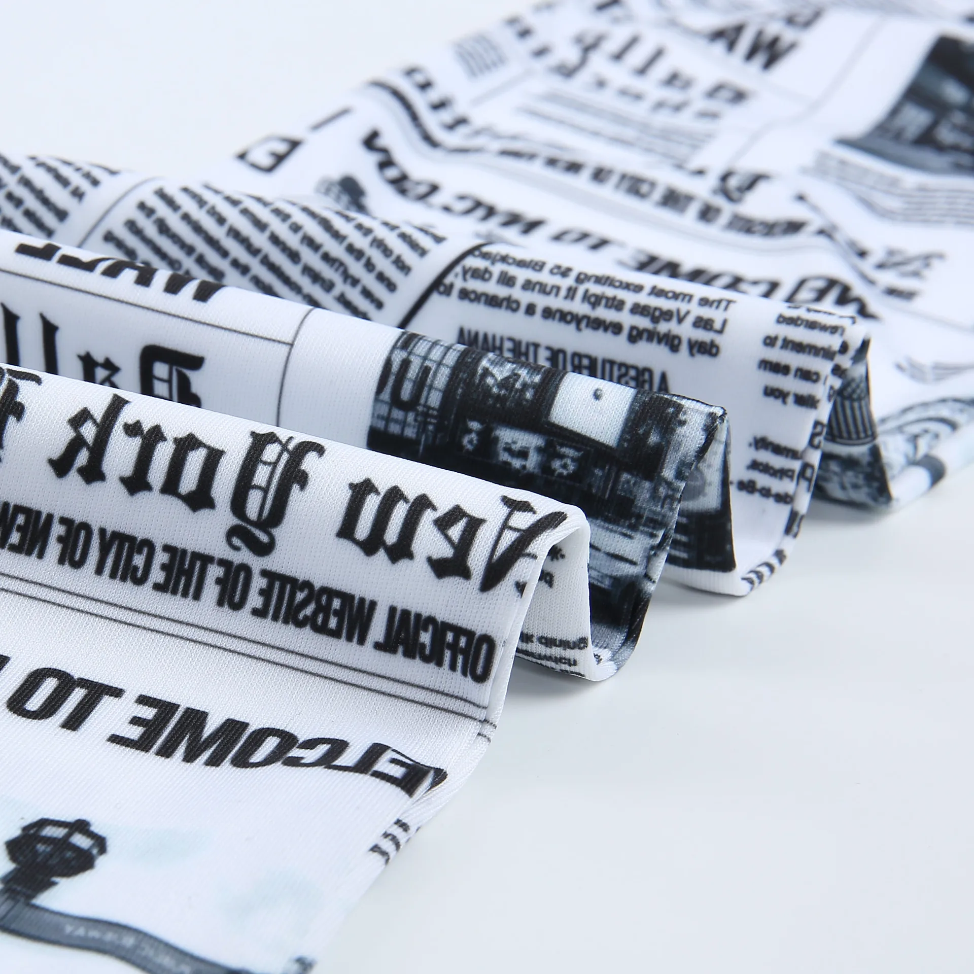 Newspaper Leggings Women Tattoo Pants Newspaper Fitness Workout 3D Print Sportswear Sexy Women Pants Leggings Soft Body Shape
