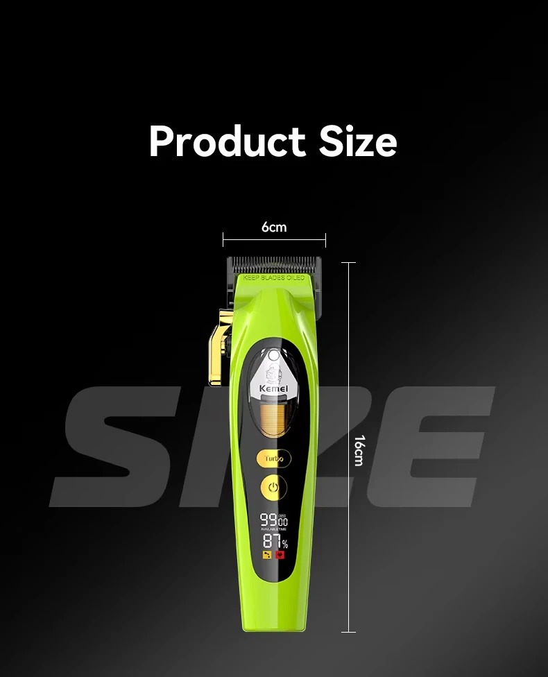 Kemei KM-2035 10W Big Power Electric Hair Clippers KM-2281 Rechargeable Trimmer KM-TX7 Dry And Wet Shaver For Men Cordless Kit