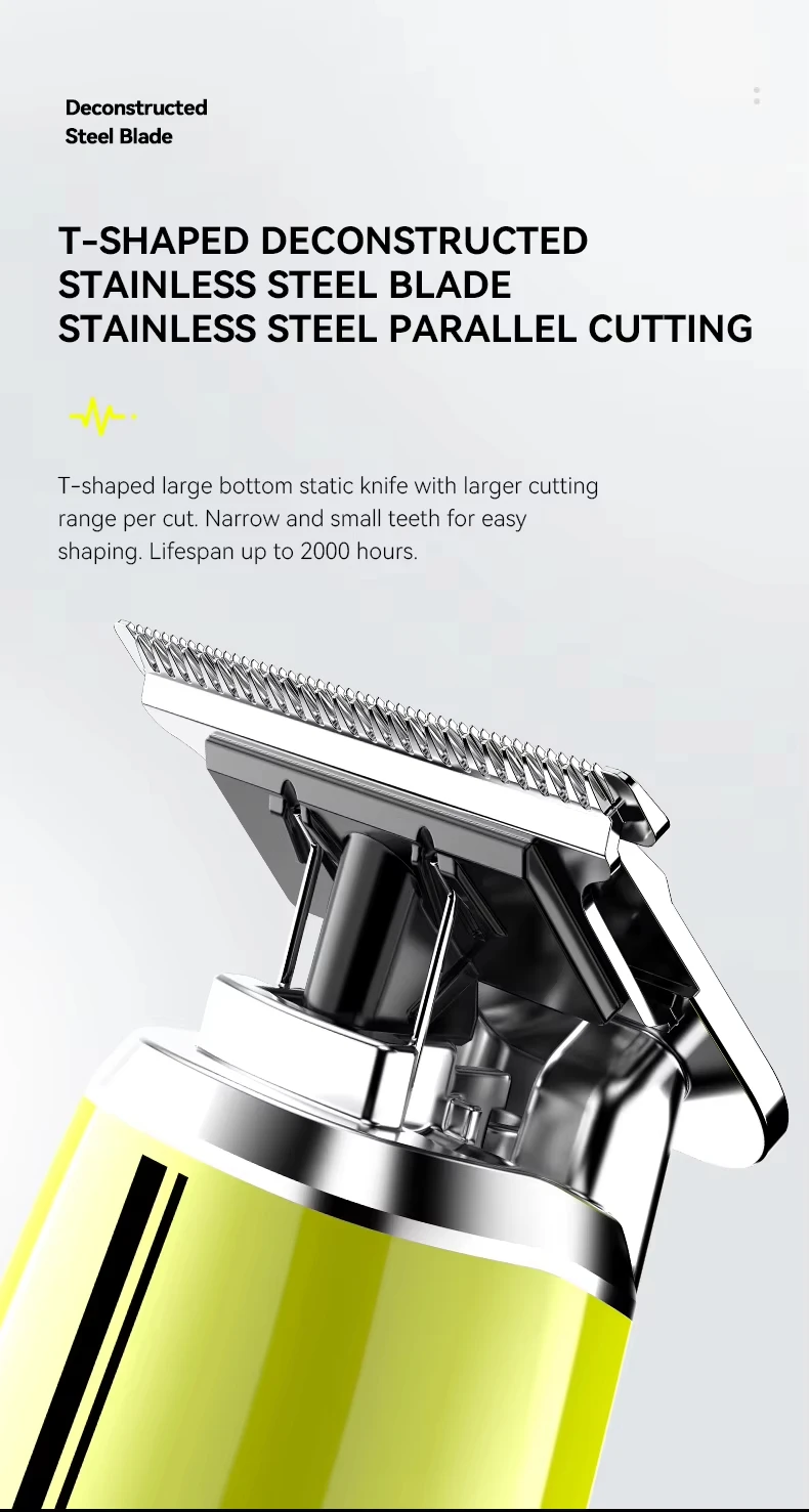 Kemei KM-2035 10W Big Power Electric Hair Clippers KM-2281 Rechargeable Trimmer KM-TX7 Dry And Wet Shaver For Men Cordless Kit
