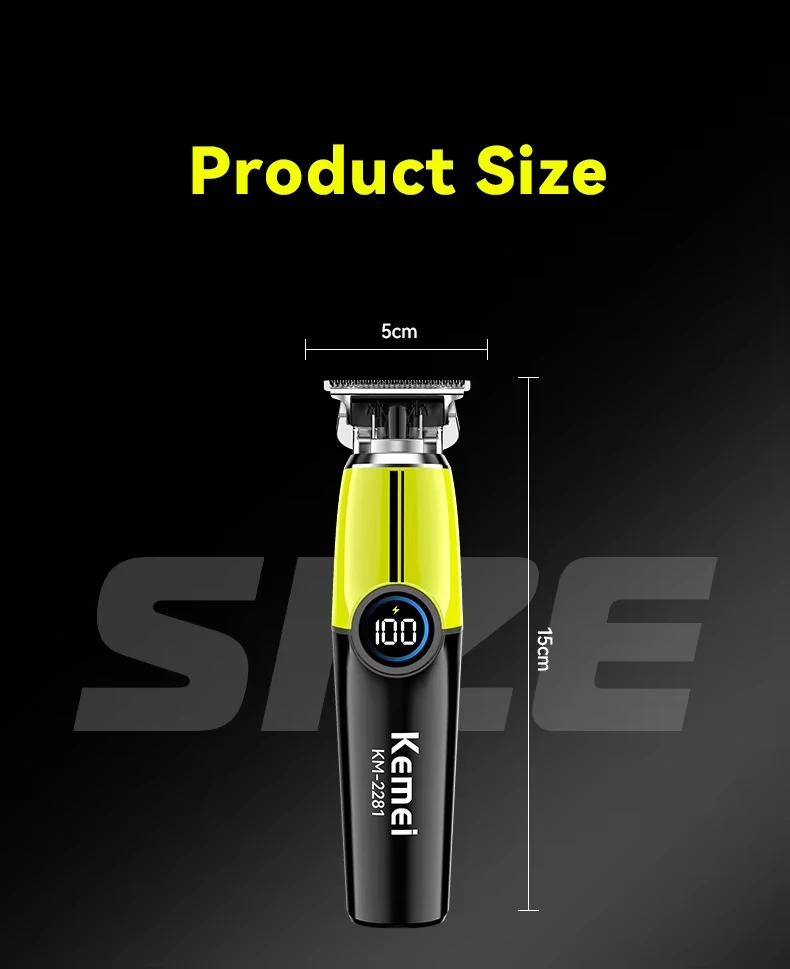 Kemei KM-2035 10W Big Power Electric Hair Clippers KM-2281 Rechargeable Trimmer KM-TX7 Dry And Wet Shaver For Men Cordless Kit
