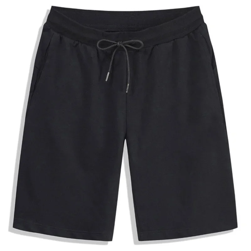 2025 Summer Men's Set of 5 - Elastic Drawstring Loose Jogger Shorts for Fitness - Breathable & Casual Solid Color Sports Pants