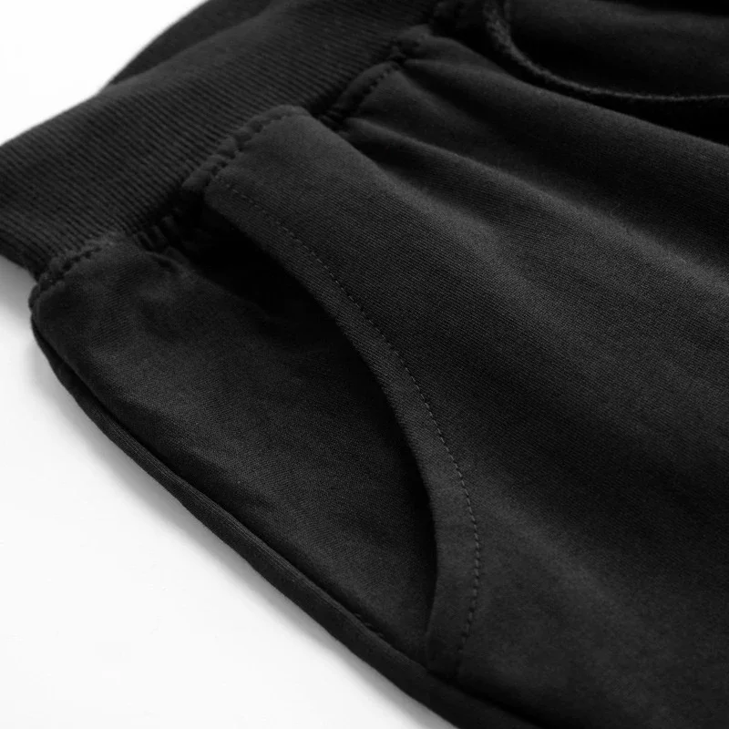 2025 Summer Men's Set of 5 - Elastic Drawstring Loose Jogger Shorts for Fitness - Breathable & Casual Solid Color Sports Pants