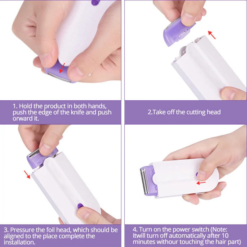USB Rechargeable Women Epilator Portable Hair Removal Tool Rotary Shaver Body Face Leg Bikini Lip Depilator