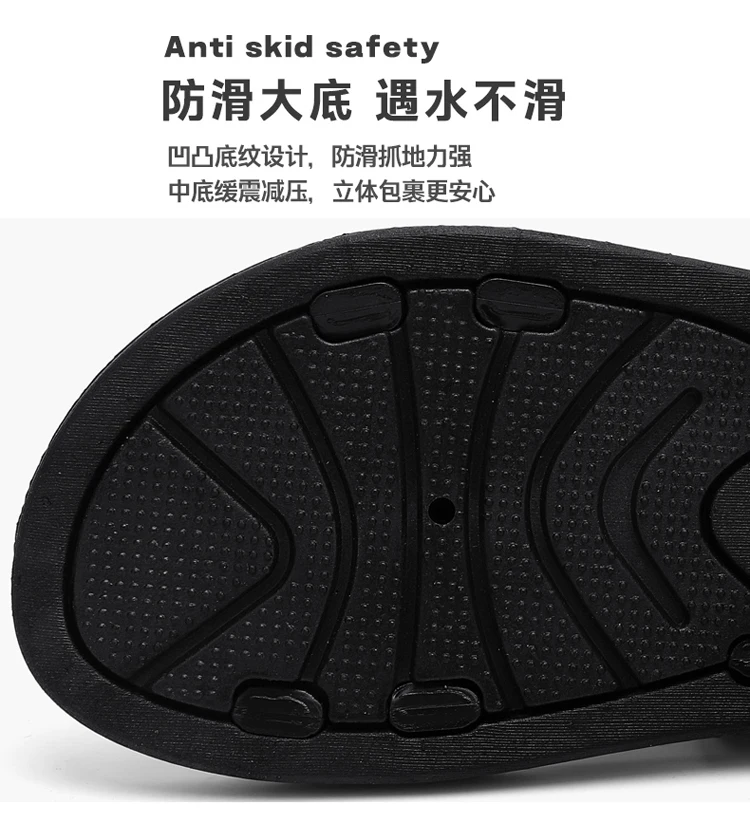 Summer Men's Sandals Leisure Beach Shoes Male Holiday Slippers Outdoor Retro Comfortable Casual Sandals leather Men Slippers