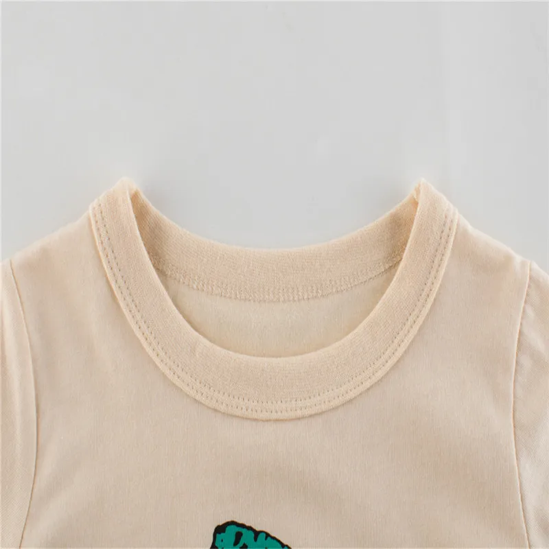 Jumping Meters Baby Summer T Shirts Cartoon Cars Hot Selling Short Sleeve Cartoon Toddler Tees Tops Boys Girls Clothing
