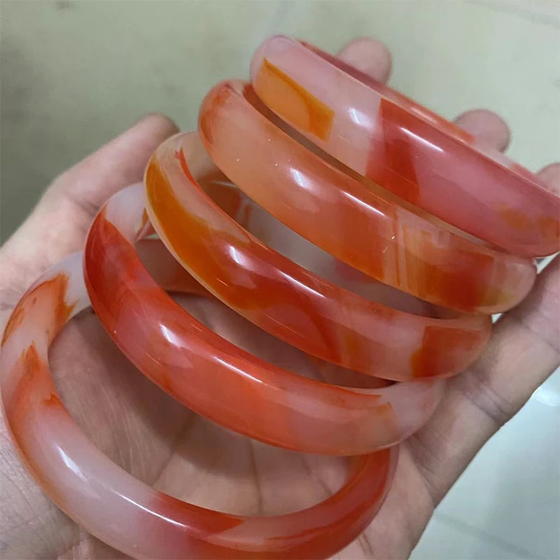 Red Flower Agate Bracelet Charm Fashion High Jewelry Elegant Designer Ladies Couple Bracelet Holiday Gift