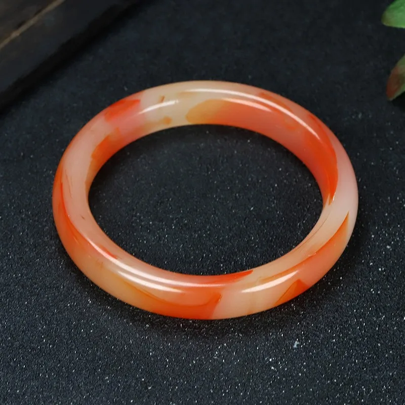 Red Flower Agate Bracelet Charm Fashion High Jewelry Elegant Designer Ladies Couple Bracelet Holiday Gift