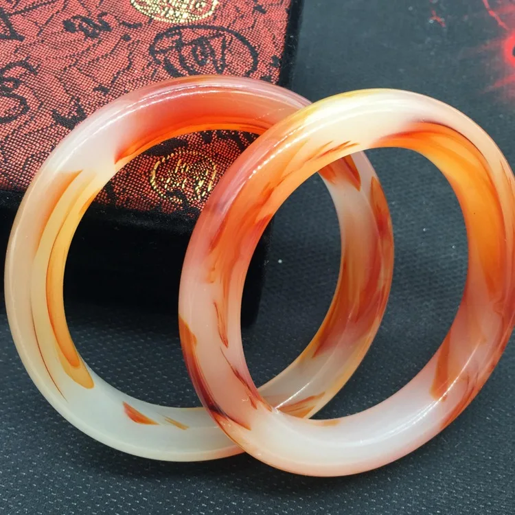 Red Flower Agate Bracelet Charm Fashion High Jewelry Elegant Designer Ladies Couple Bracelet Holiday Gift