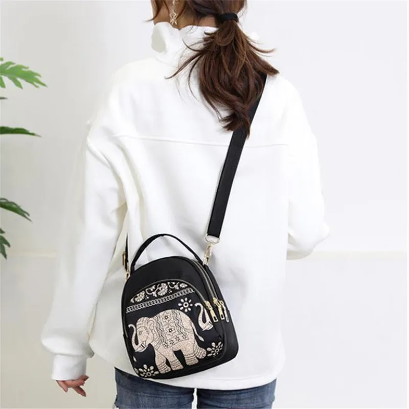 Women's Bag New Casual Korean Multifunctional Shoulder Bag Mini Backpack Oxford Crossbody Bag Women Tote Bag