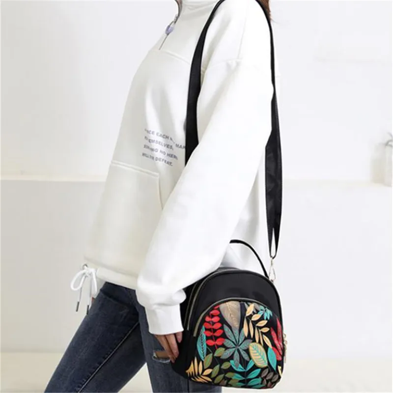 Women's Bag New Casual Korean Multifunctional Shoulder Bag Mini Backpack Oxford Crossbody Bag Women Tote Bag
