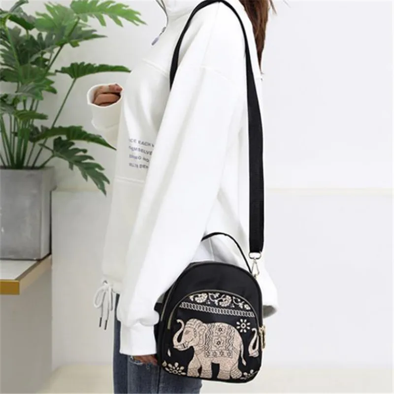 Women's Bag New Casual Korean Multifunctional Shoulder Bag Mini Backpack Oxford Crossbody Bag Women Tote Bag