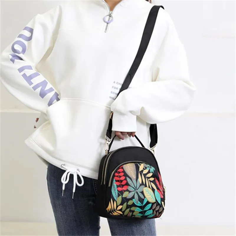 Women's Bag New Casual Korean Multifunctional Shoulder Bag Mini Backpack Oxford Crossbody Bag Women Tote Bag
