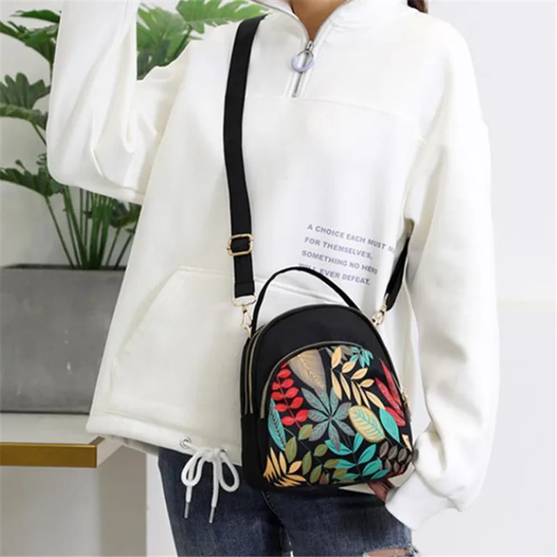 Women's Bag New Casual Korean Multifunctional Shoulder Bag Mini Backpack Oxford Crossbody Bag Women Tote Bag