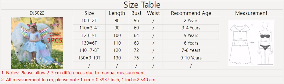 Kids Unicorn Princess Dress For Girls Children Cosplay Costume Trailing Rainbow Birthday Party Dresses Girl Christmas Outfit