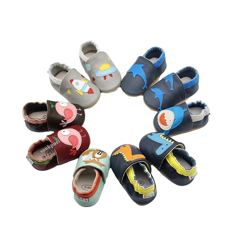 Baby Shoes Soft Cow Leather Bebe Newborn Booties for Babies Boys Girls Infant Toddler Moccasins Slippers First Walkers