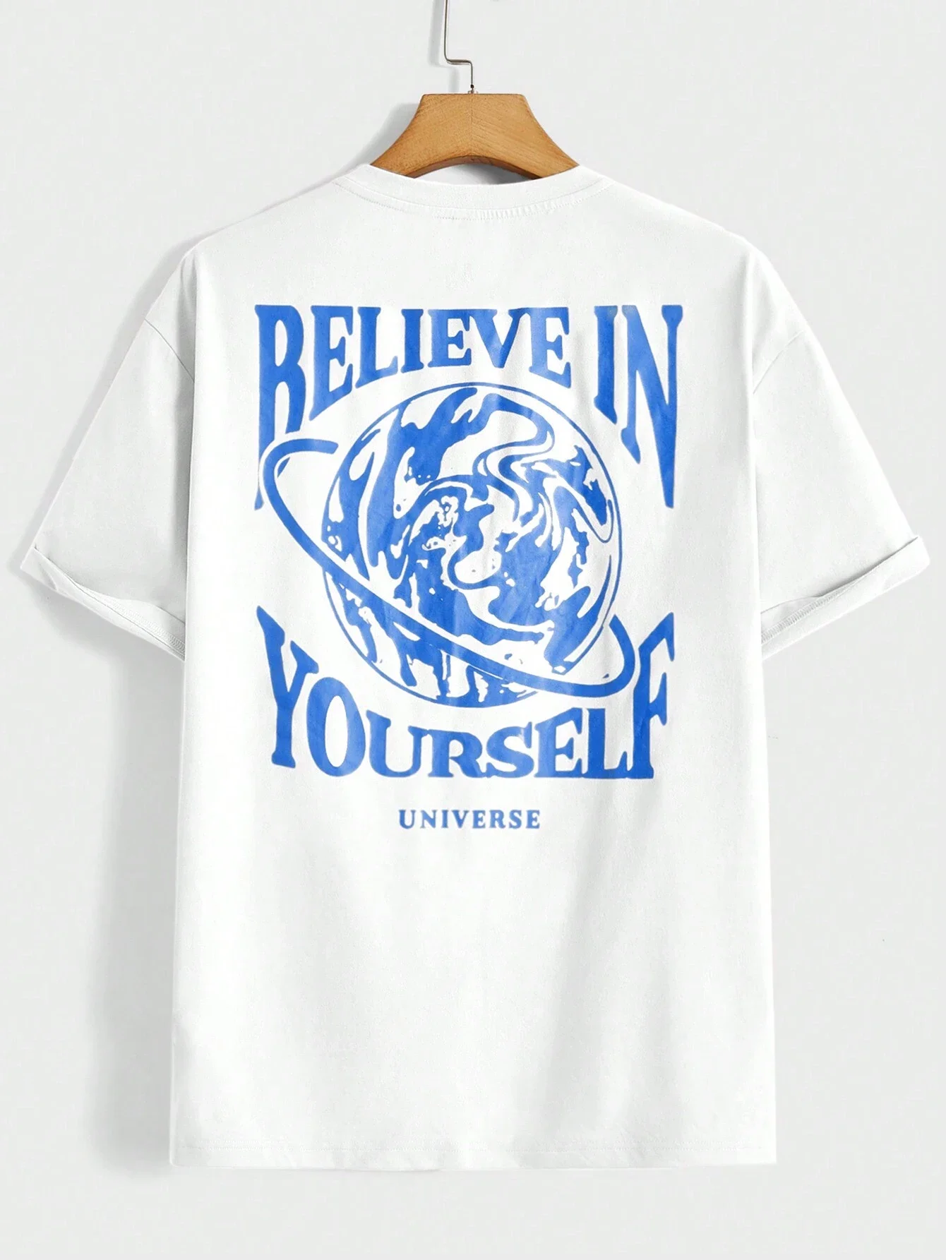 Believe In Yourself Printing Women T-Shirts Summer Casual Cotton Tee Shirts Street Fashion Short Sleeve Loose O-Neck Clothes