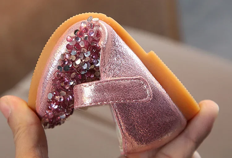 Girls Princess Leather Shoes Spring Autumn Sequins Fashion Children Dance Flats Shoes Fashion Versatile Kids Dress Single Shoes