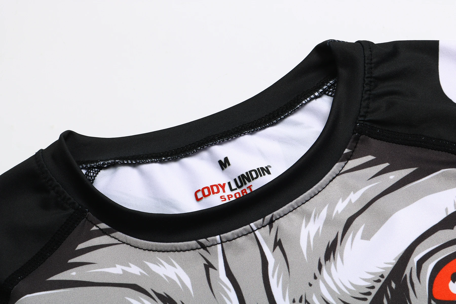 Cody BJJ Rash Guard Mens Jiu Jitsu MMA Compression Tops Fightwear Short Sleeve Westling Boxing Training Muay Thai Stretch Shirt
