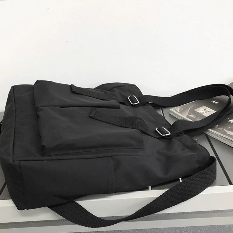 Female Simple Shoppers Bags Fashion Zipper Oxford Shoulder Handbags Waterproof Large Capacity Women's Brand Crossbody Tote Bags