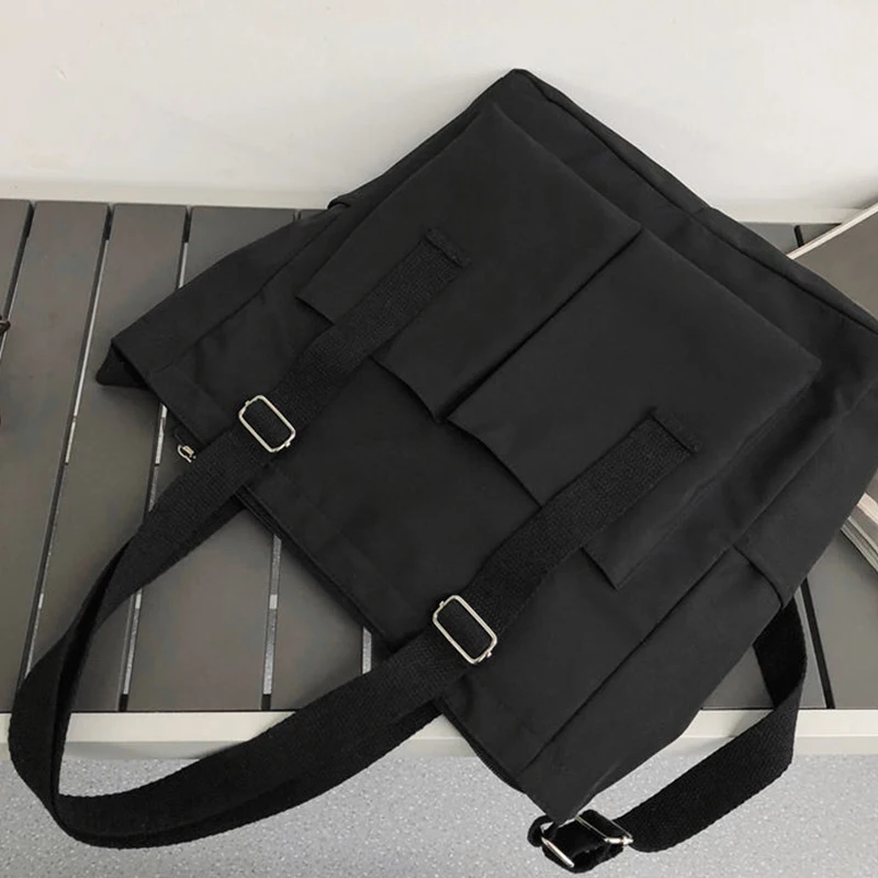 Female Simple Shoppers Bags Fashion Zipper Oxford Shoulder Handbags Waterproof Large Capacity Women's Brand Crossbody Tote Bags