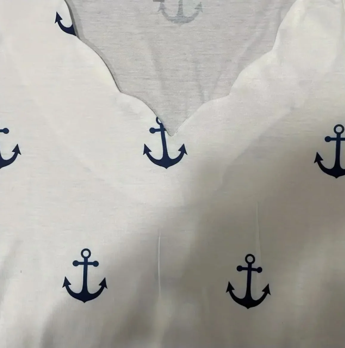 Fashion Fresh Style Summer A-Line Casual Small Boat Medium Stretch Dress Sexy Wave V-Neck Short Sleeve Anchor Print Floral Dress