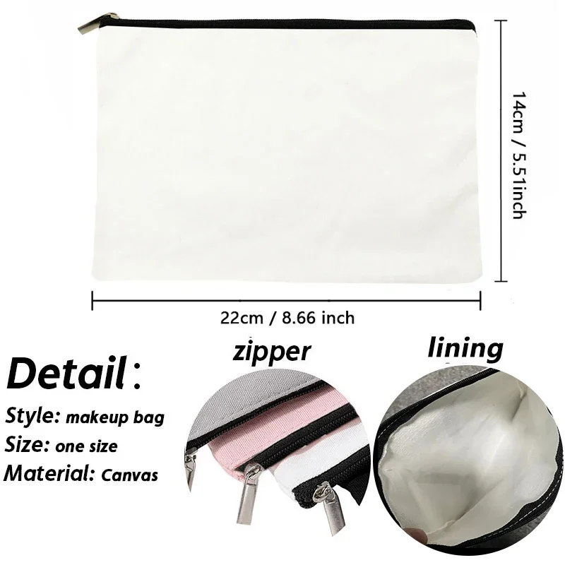 Trendy Women Makeup Bag Retro Custom Name Cosmetic Case Portable Small Make Up Bags Organizer Travel Toilet Storage Cloth Clutch
