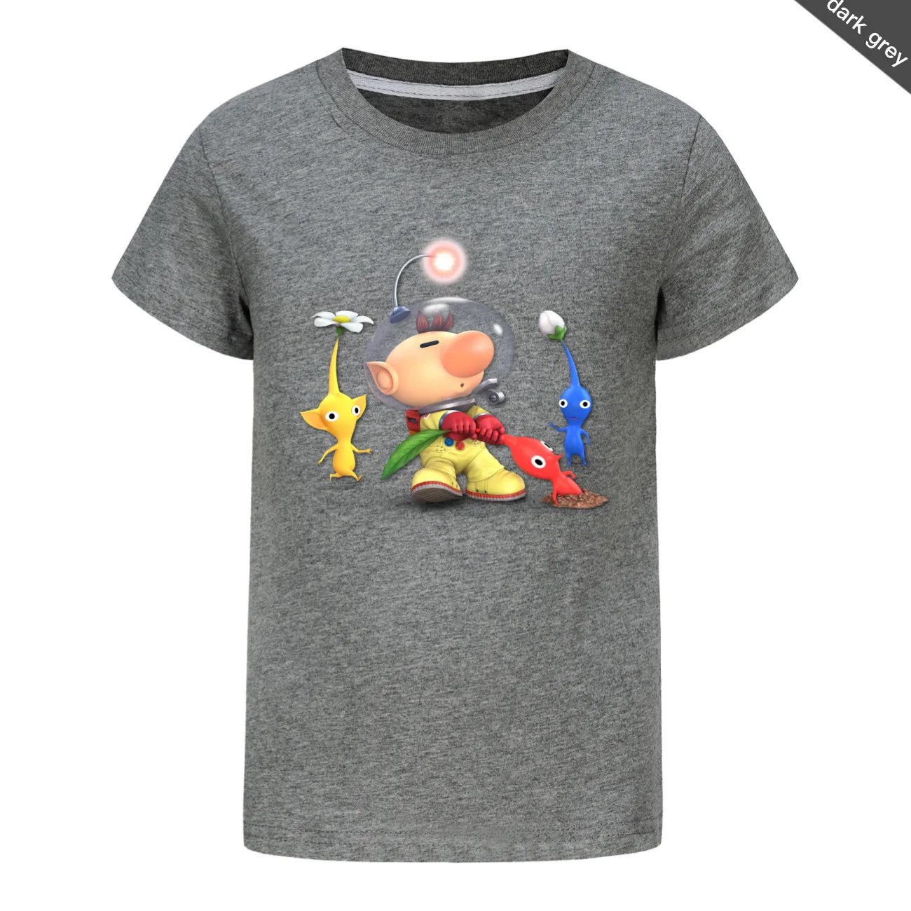 PIKMIN 4 WIKI Tshirt Kids Cartoon JOY SADNESS T-shirt Baby Girls Kawaii Clothes Children Clothing Boys Summer Short Sleeve Tops