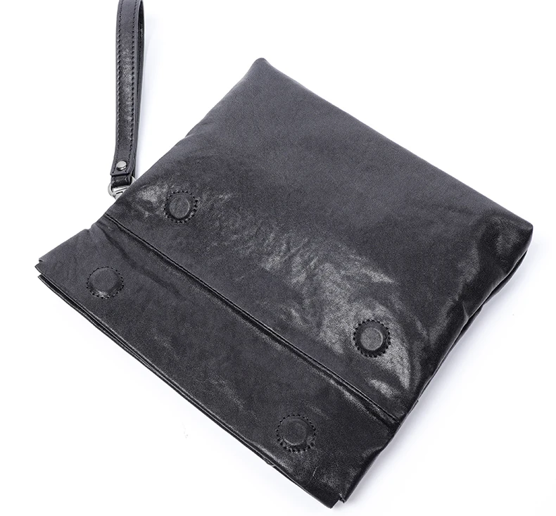 Natural Genuine Leather Men Messenger Bag Shoulder Bag Men Cluth bag Moneybag Purse Cowhide Leather Male Crossbody Bag Fold Flap