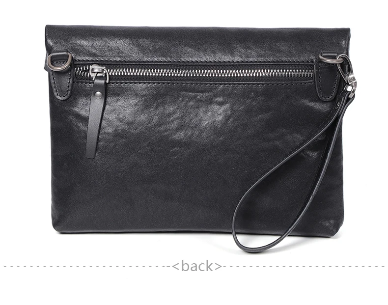 Natural Genuine Leather Men Messenger Bag Shoulder Bag Men Cluth bag Moneybag Purse Cowhide Leather Male Crossbody Bag Fold Flap