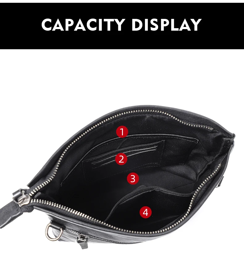 Natural Genuine Leather Men Messenger Bag Shoulder Bag Men Cluth bag Moneybag Purse Cowhide Leather Male Crossbody Bag Fold Flap
