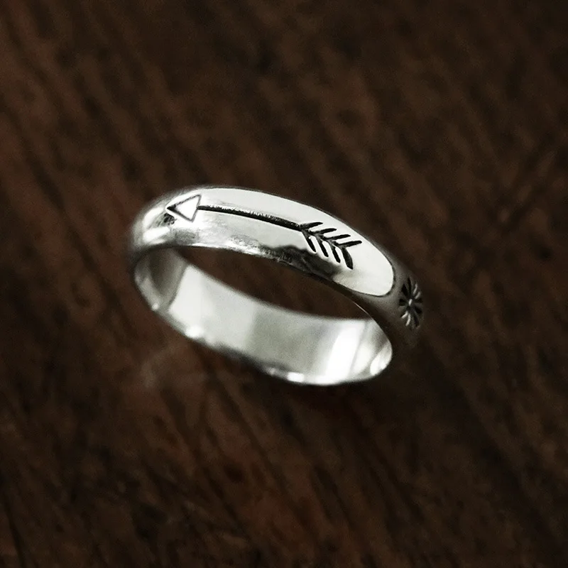Buyee 925 Sterling Silver Couples Ring Elegant Simple Open Ring Finger for Women Men Unique Fashion Fine Jewelry Circle