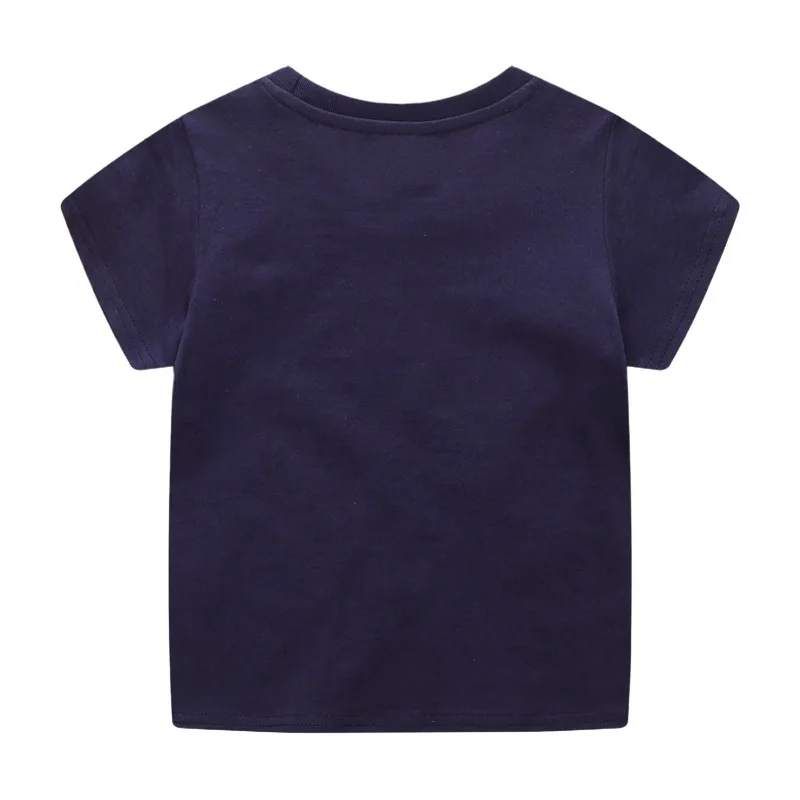 Jumping Meters New Arrival Boys T Shirts For Summer Cotton Cartoon Aircraft Embroidery Toddler Kids Tees Baby Tops Clothes